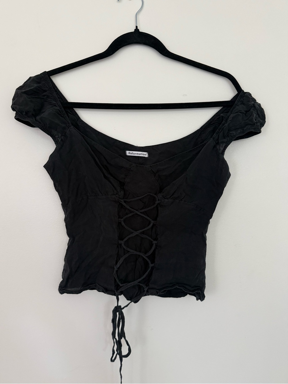 Reformation Milkmaid top